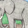 Рисунок Слоненок