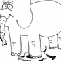 Рисунок слон и моська