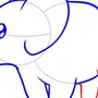 Слон сбоку рисунок