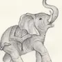 Слон Рисунок Карандашом