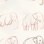 Слон боком рисунок