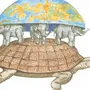 Земля на трех слонах и черепахе картинки