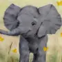 Слоненок картинка