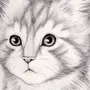 Кошки: Картинки Для Срисовки Легкие