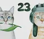 Картинки с 23 февраля с кошками