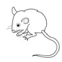 Картинка мышки раскраска