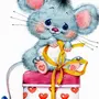 Картинки мышки для детей цветные красивые