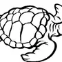 Морская черепашка рисунок для детей