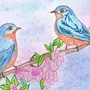 Птицы Картинки Нарисованные