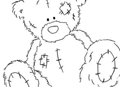 Маленький медведь рисунок