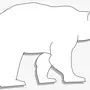 Простой Рисунок Белого Медведя