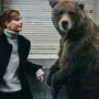 Девушка И Медведь Картинки