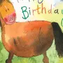 С днем рождения картинка с лошадью