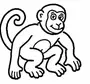 Нарисовать рисунок про обезьянку