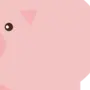 Рисунок копилка свинья