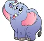 Слон картинка для детей на прозрачном фоне
