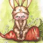Картинка плачущего зайца
